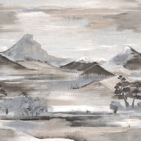 Rasch Textil 300429 Samoa - mural z motywem gór i drzew