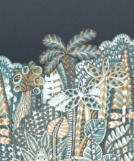 Rasch Textil 300450 Samoa - mural z motywem palm