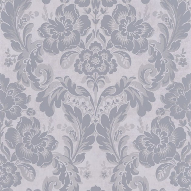 Casadeco 86069460 Montsegur Demeure Gris - tapeta w ornamenty