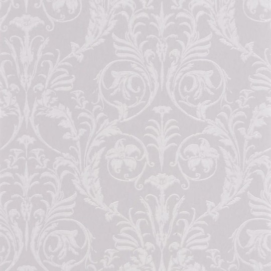 Casadeco 86029254 Montsegur Trianon Blanc Gris - tapeta ornamenty