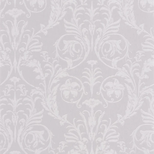Casadeco 86029254 Montsegur Trianon Blanc Gris - tapeta ornamenty