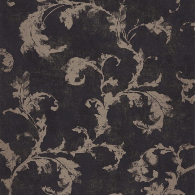 Casadeco 80799672 Montsegur Prague Arabesques Noir - tapeta arabeska
