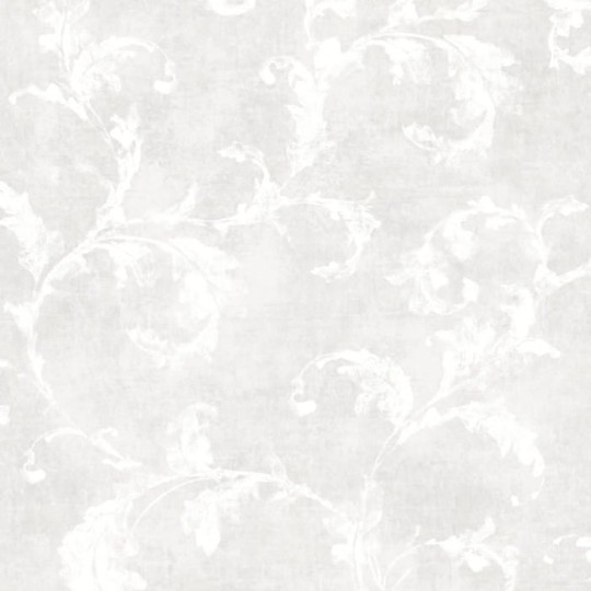 Casadeco 80790218 Montsegur Prague Arabesques Blanc - tapeta arabeska