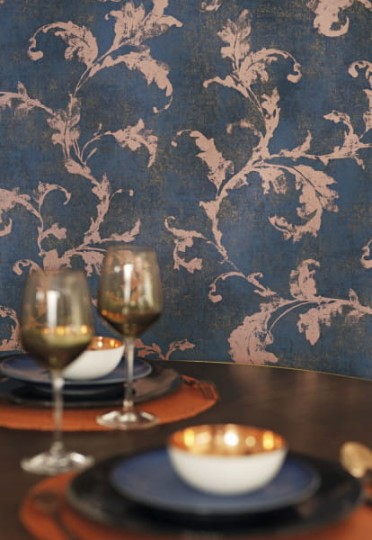 Casadeco 80791212 Montsegur Prague Arabesques Beige - tapeta arabeska