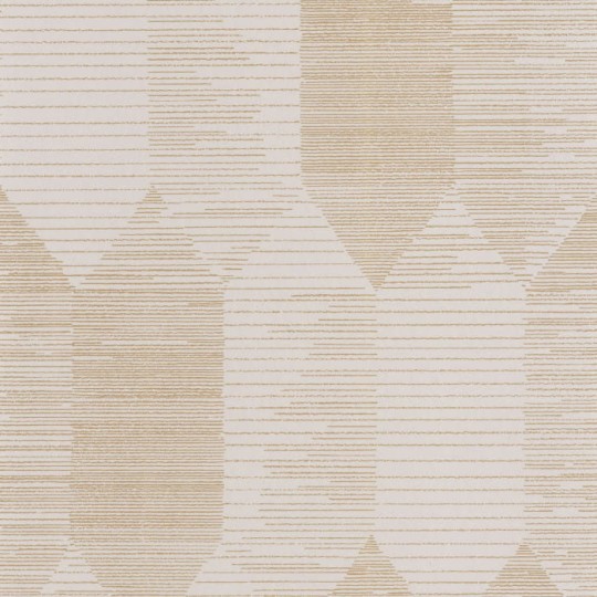 Casadeco 84401230 Nangara Kipara Beige - tapeta w geometryczne kształty
