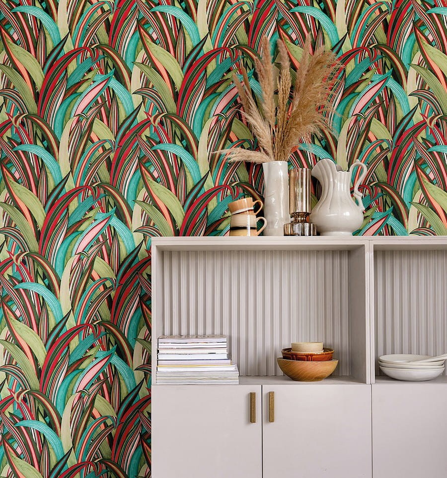 Rasch Textil 541250 Amazing Show Your True Colours - tapeta z motywem podłużnych liści