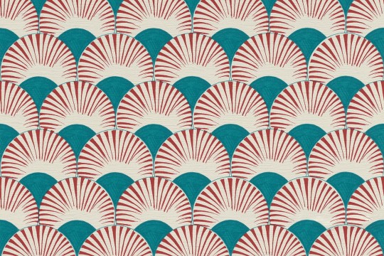 Rasch Textil 539349 Amazing A Great Fan - tapeta z motywem wachlarzy