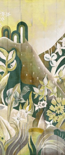 Khroma DG3ELS1022 Wall Designs III Elisian Paradise - mural roślinny krajobraz