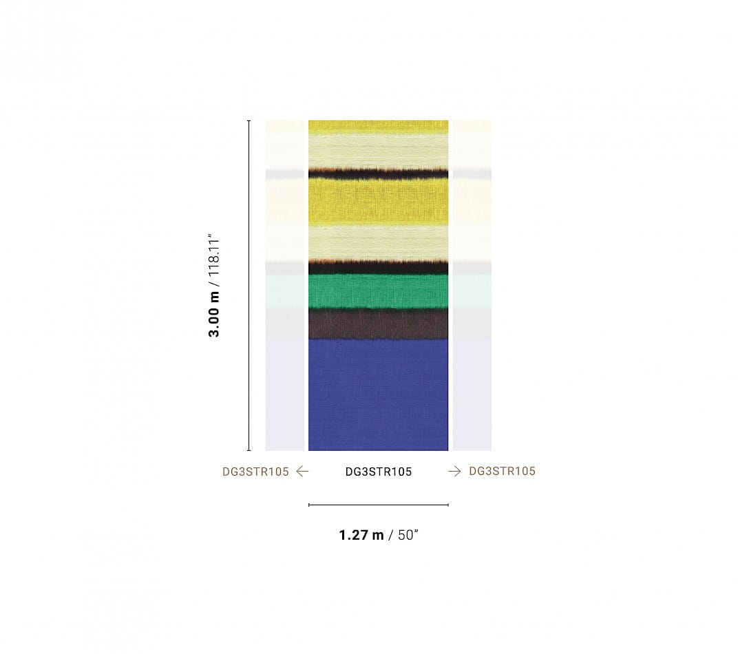 Khroma DG3STR105 Wall Designs III Stripe Coast - mural w poziome pasy