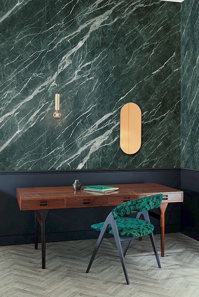Khroma DG3MAR1031 Wall Designs III Marcuina Green - mural z motywem marmuru