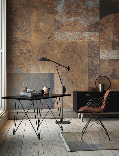 Khroma DG3ALI1055 Wall Designs III Alicante Tourmaline - mural z motywem płytek marmurowych