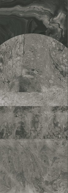 Khroma DG3ALI1064 Wall Designs III Alicante Antracite - mural z motywem płytek marmurowych