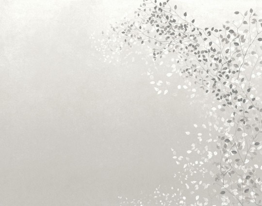 Khroma DG3CLI1011M Wall Designs III Climber Porcelain - mural z motywem gałązek z drobnymi liśćmi
