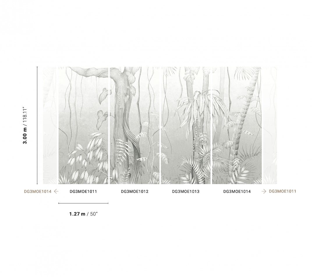 Khroma DG3MOE1012 Wall Designs III Moesson Rain - mural egzotyczny