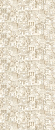 Khroma DG3ROM102 Wall Designs III Rome Book - architektoniczny mural z motywem rzymskiego miasta