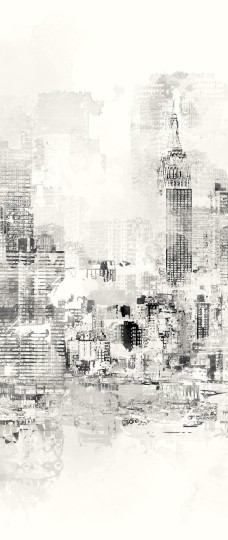 Khroma DG3CIT1011 Wall Designs III Citysight Cloud - mural z motywem miasta