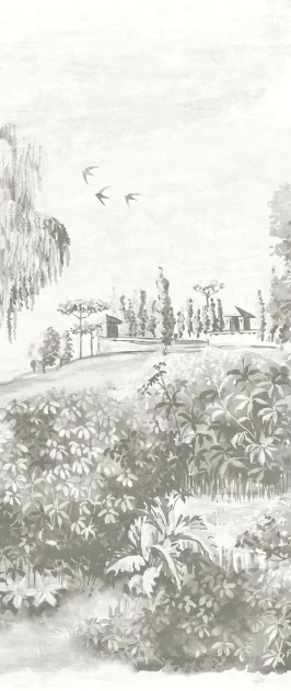 Khroma DG3LAN1013 Wall Designs III Landscape Crayon - mural krajobraz