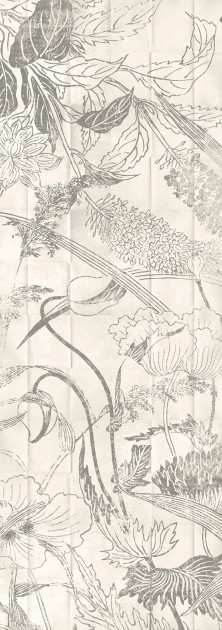 Khroma DG3LEI1012 Wall Designs III Lei Crayon - mural z motywem szkicowanych kwiatów i liści