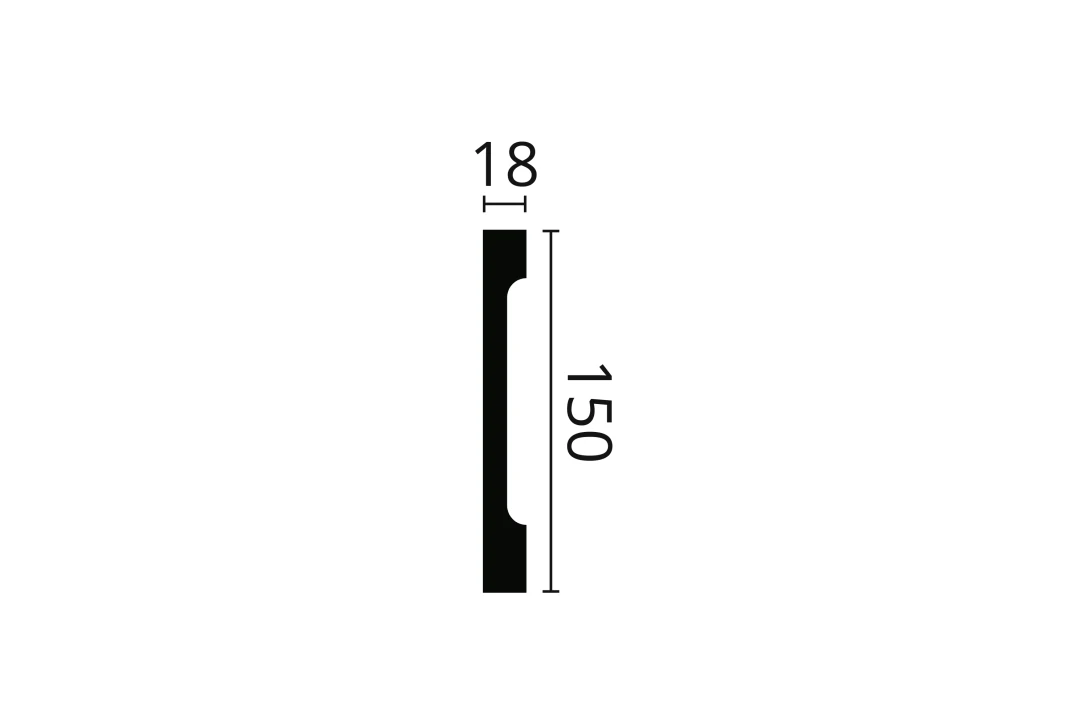 Listwa przypodłogowa NMC Wallstyl FD15S