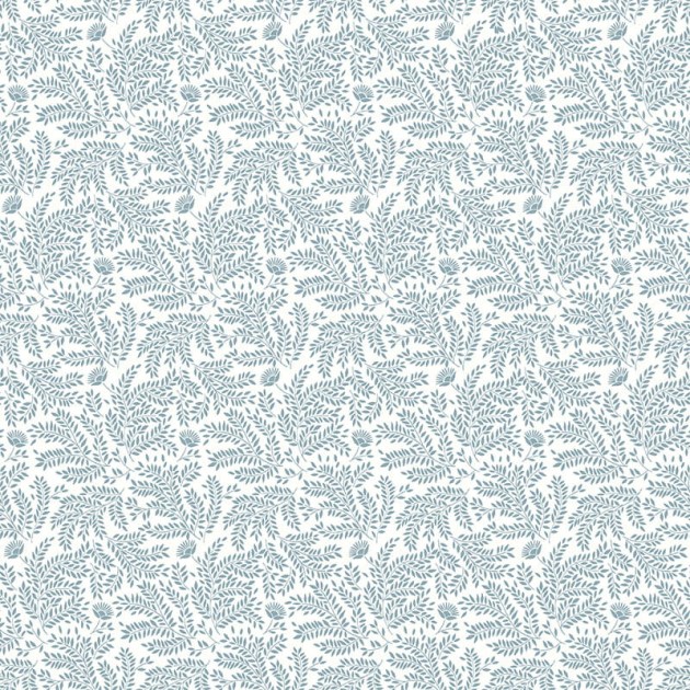 Lutece 36200301-EN Tartine et Chocolate Feuillage Iodé Bleu - tapeta z motywem liści