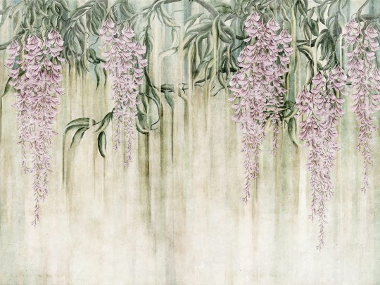 Wallcraft 680 31 2202 Wisteria - mural z motywem kwiatów wisterii