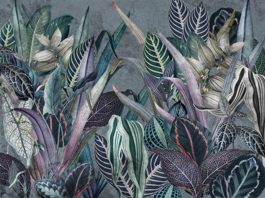 Wallcraft 630 32 2202 Nevida - tropikalny mural z motywem liści