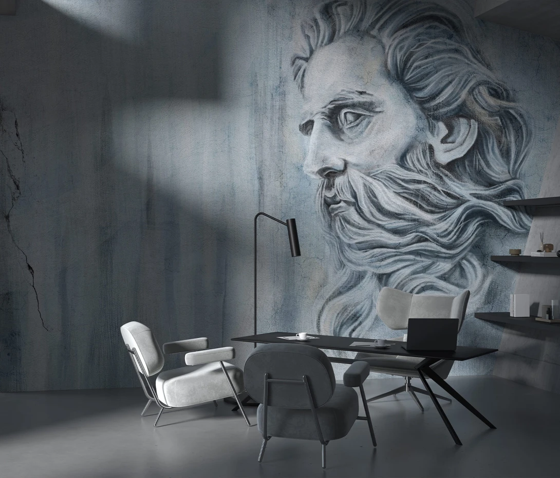 Wallcraft 645 31 2202 Poseidon - mural z motywem Poseidona