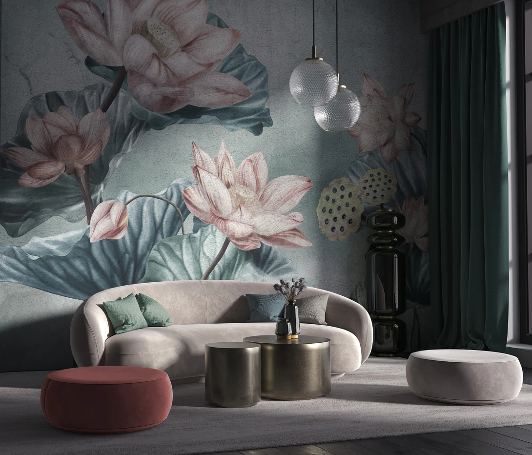 Wallcraft 660 32 2202 Sabbi - mural z motywem kwiatów lilii
