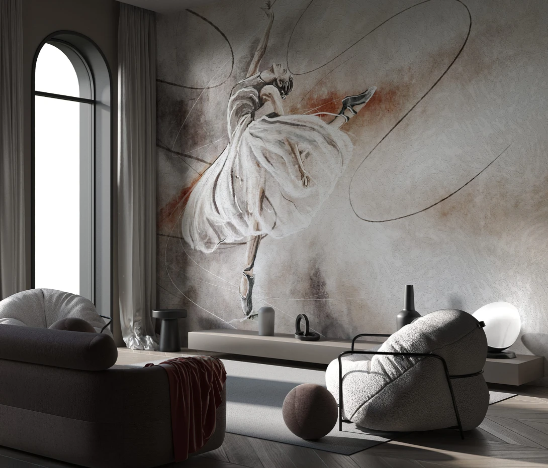 Wallcraft 655 31 2202 Vailles - mural z motywem baletnicy