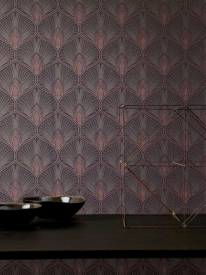 Zoom OTH204 Othello Diamond Sassafras - tapeta w stylu art-deco