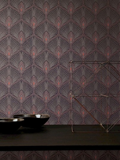 Zoom OTH204 Othello Diamond Sassafras - tapeta w stylu art-deco