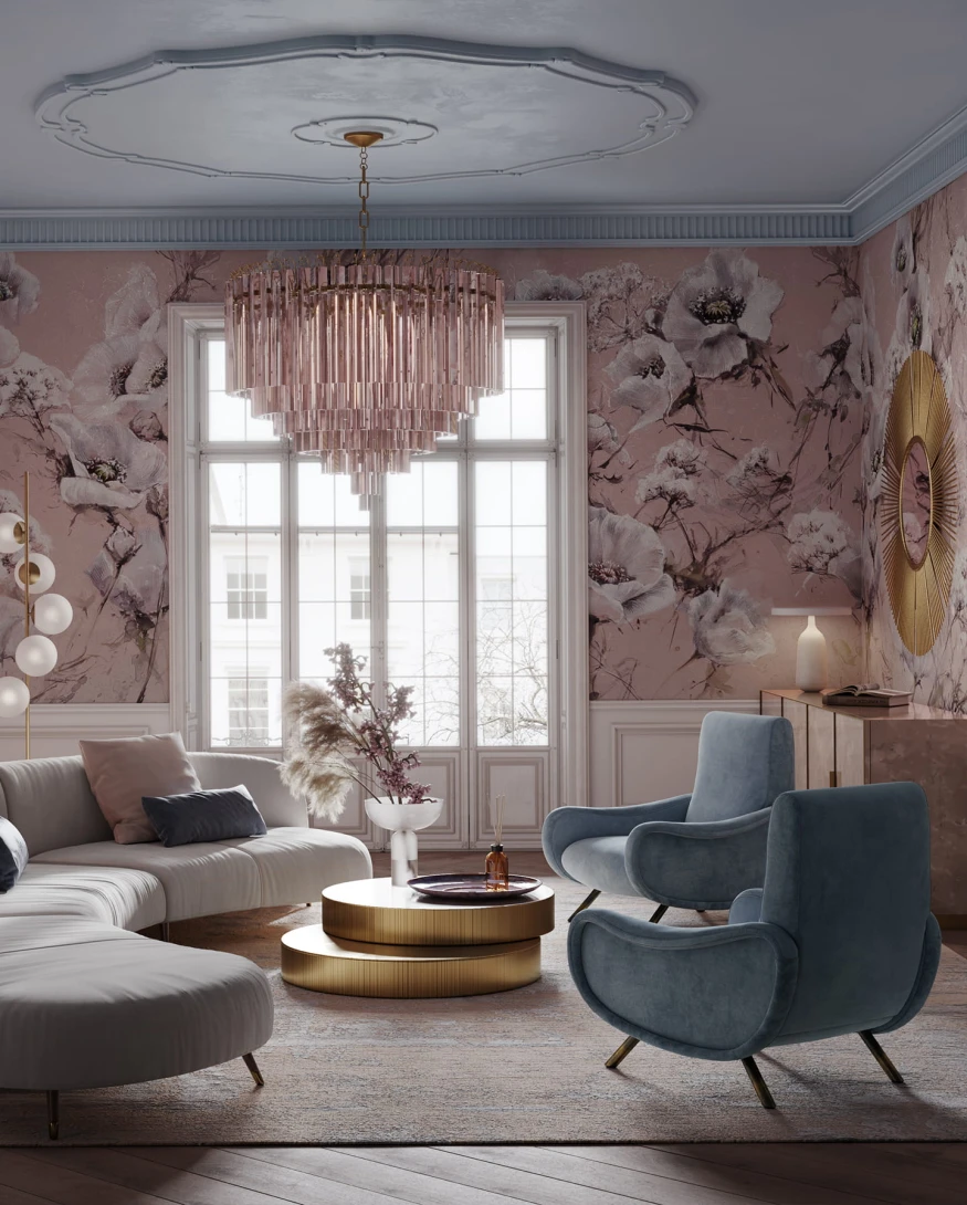 Wonderwall 35071801 Dolce - mural z motywem kwiatów