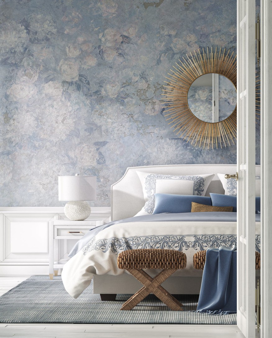 Wonderwall 35072003 Zephyr - mural z motywem subtelnych kwiatów