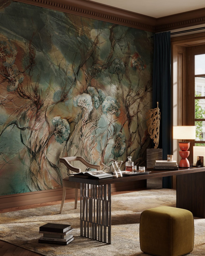 Wonderwall 35072301 Novel - mural z motywem łąki kwiatów