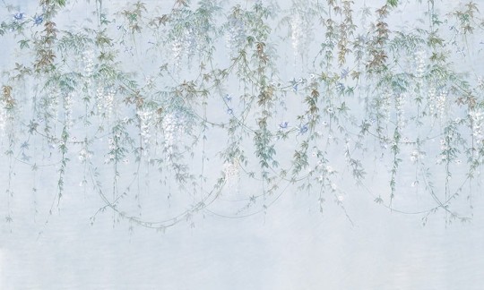 Wonderwall 35072403 Vitta - tropikalny mural z motywem gałęzi i liści