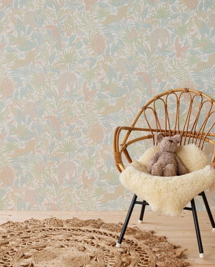 Eijffinger 323020 Explore - tapeta dżungla z dzikimi zwierzętami