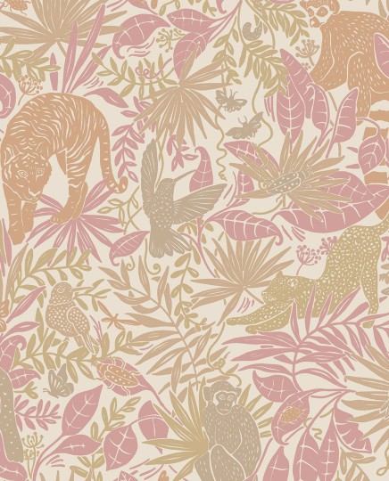 Eijffinger 323022 Explore - tapeta dżungla z dzikimi zwierzętami