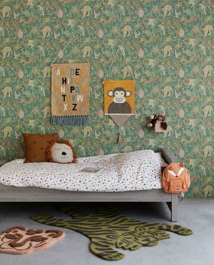 Eijffinger 323024 Explore - tapeta dżungla z dzikimi zwierzętami