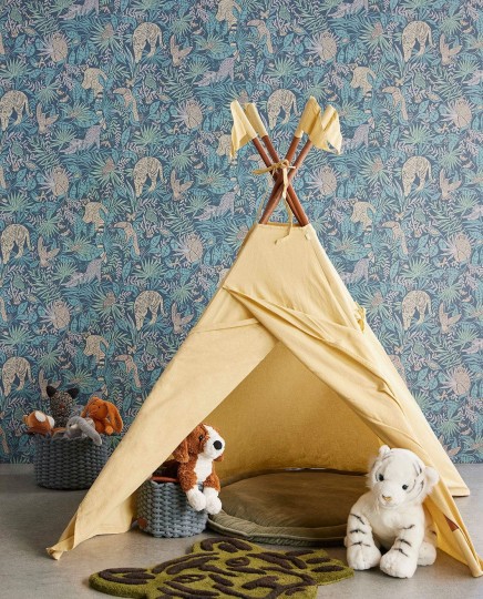 Eijffinger 323025 Explore - tapeta dżungla z dzikimi zwierzętami