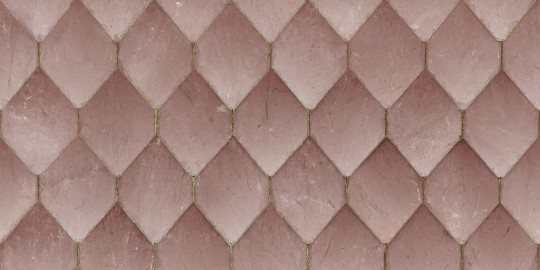 Rebel Walls R19332 Imperfections Osaka Tiles Pink - mural imitujący płytki ze złotymi fugami