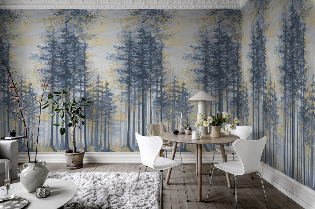 Rebel Walls R19312 Imperfections Daybreak Blue - mural las