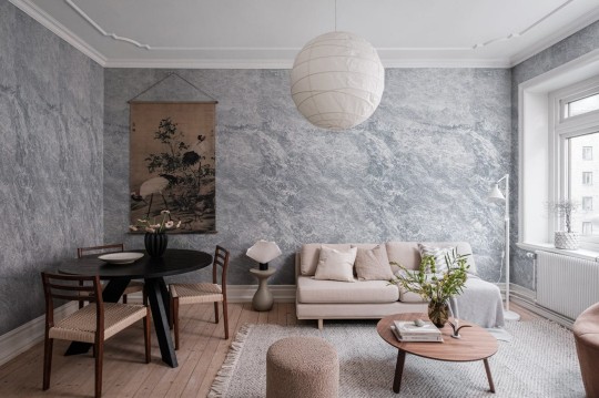 Rebel Walls R19307 Imperfections Breeze Blue - mural morskie fale