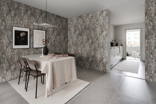 Rebel Walls R19309 Imperfections Wisteria Linen - mural roślinny