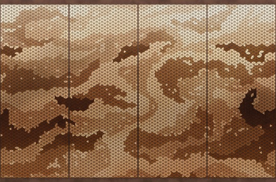 London Art TDV2GP103_1 The Daydreamer vol.2 How Do You Feel - mural z motywem trójkątów