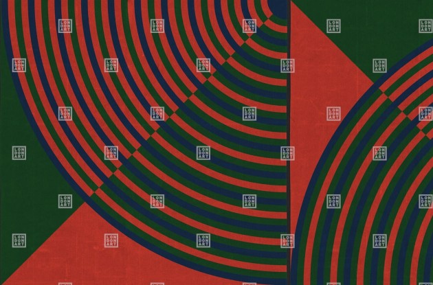 London Art TDV2GP104_1A The Daydreamer vol.2 Come Back Baby - mural z motywem pasków układających się w koła