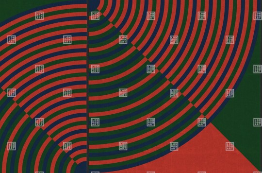 London Art TDV2GP104_1B The Daydreamer vol.2 Come Back Baby - mural z motywem pasków układających się w koła