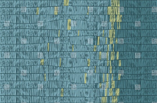 London Art TDV2GP105_3B The Daydreamer vol.2 Somebody To Love - mural z motywem pionowych prążków i poziomych pasów