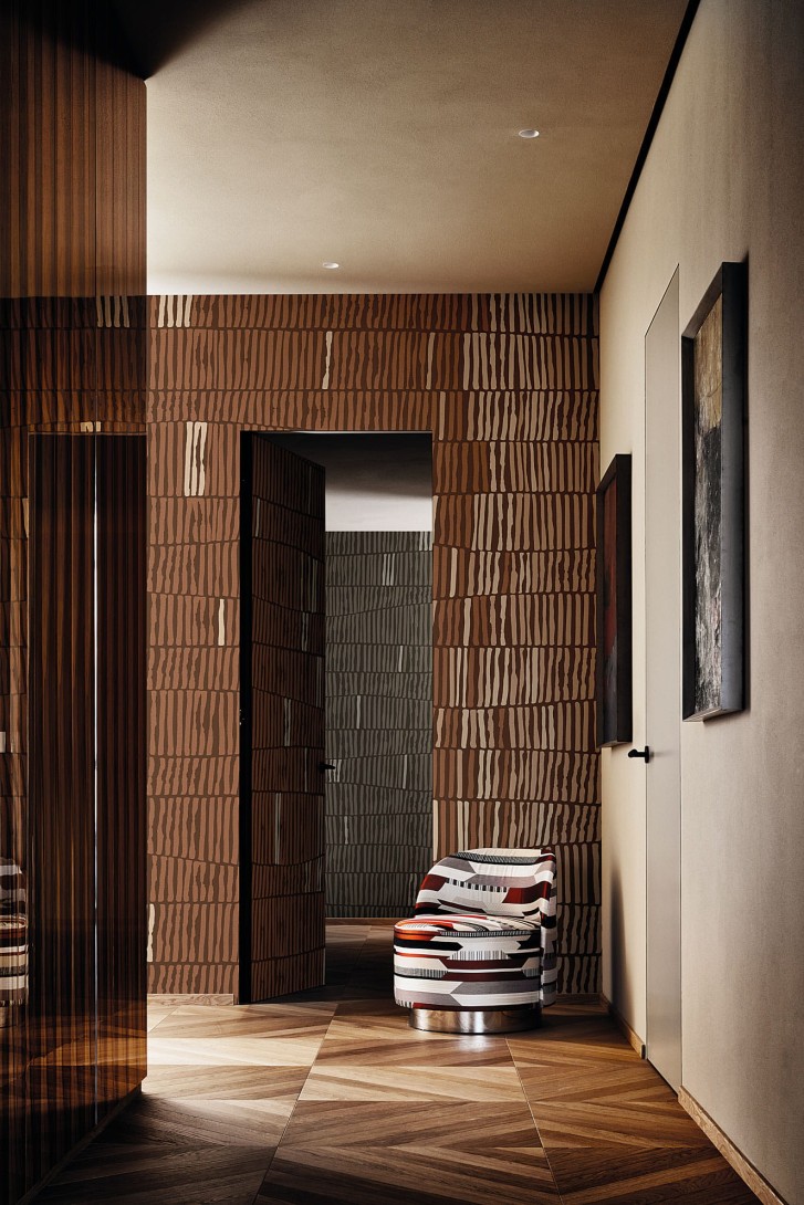 London Art TDV2GP105_3B The Daydreamer vol.2 Somebody To Love - mural z motywem pionowych prążków i poziomych pasów