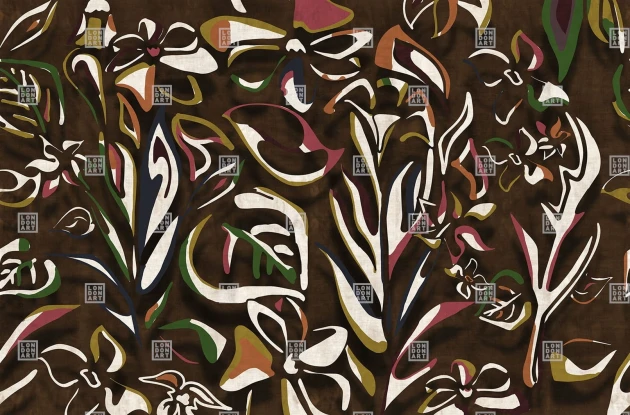 London Art TDV2GP401_2 The Daydreamer vol.2 Heaven Is In Your Mind - mural z motywem kwiatów