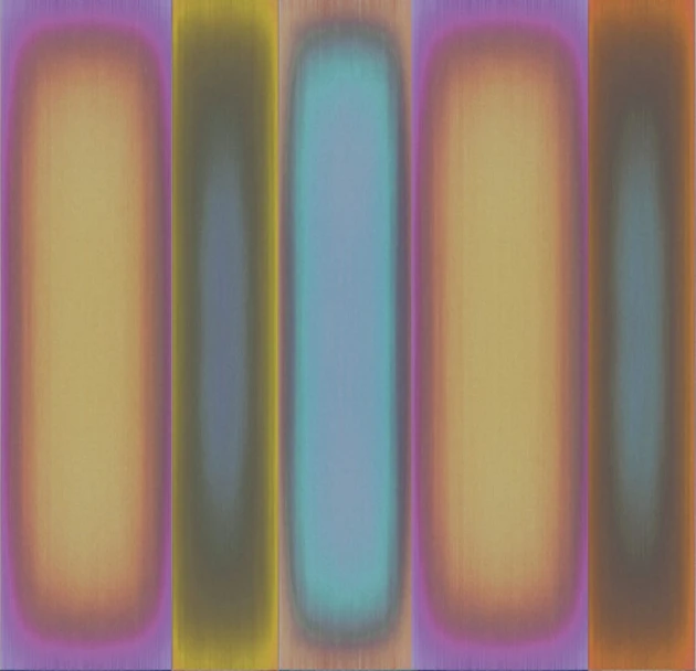 Wall & Deco Contemporary 2023 Viva Magenta WDVM2302 - fototapeta z motywem pionowych pasów